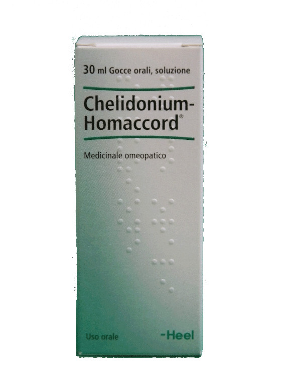 CHELIDONIUM HOMACCORD  30ML GOCCE  HEEL