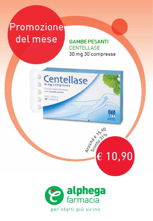 CENTELLASE*30CPR 30MG