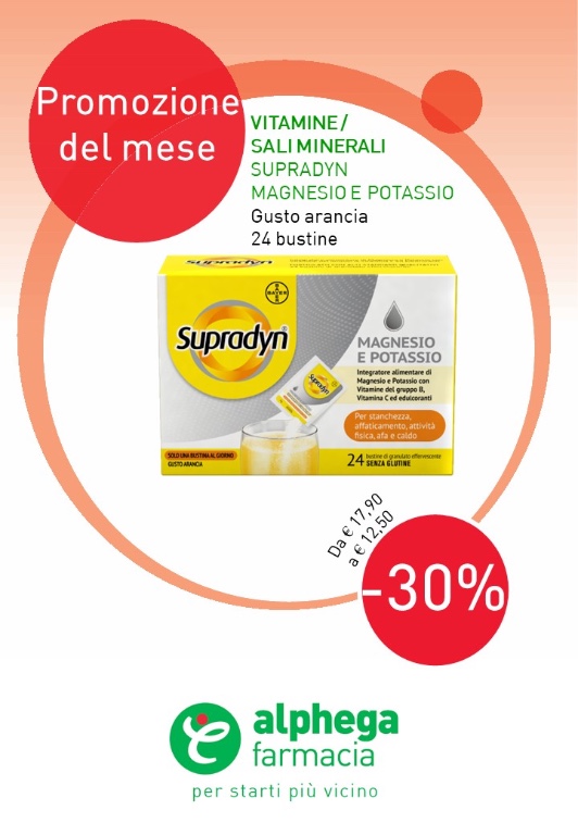 SUPRADYN MAGNESIO/POTASSIO 24 BUSTINE